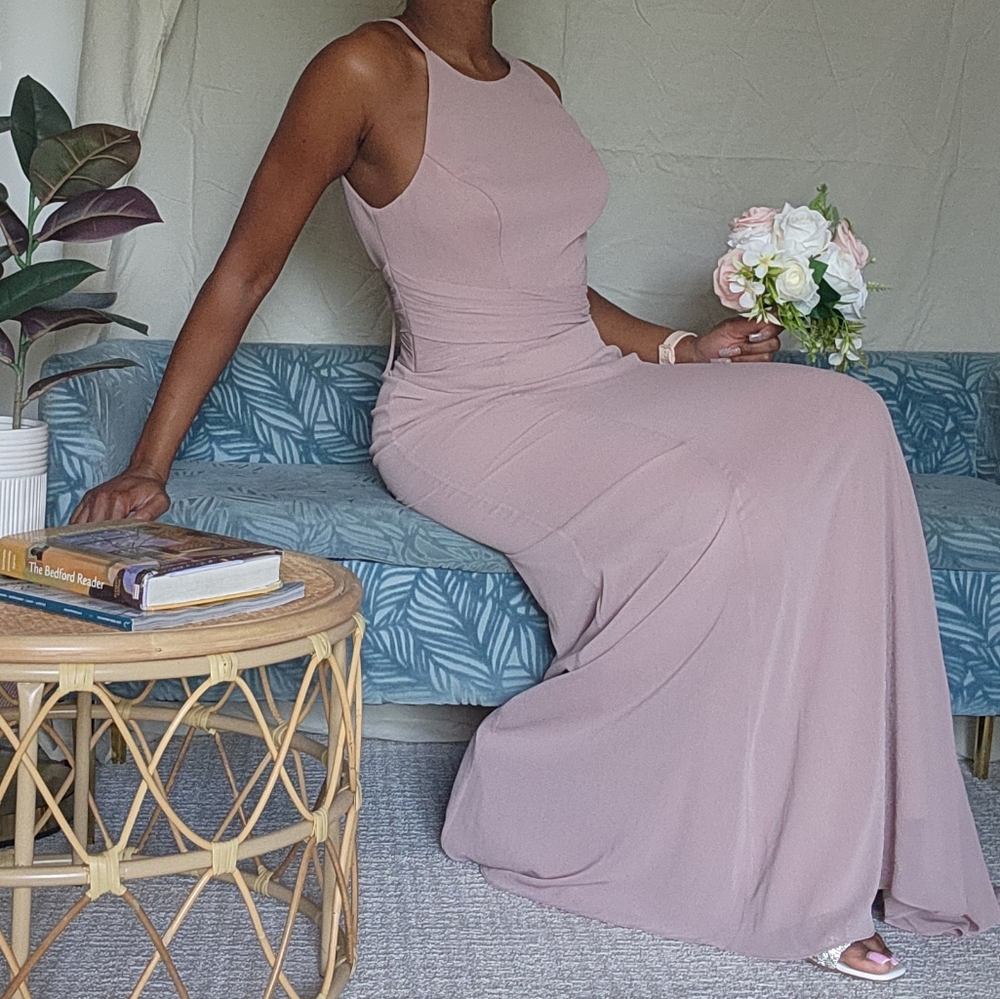 Wtoo Bridesmaid Dress Style 28305 Blush Pink - Picture 3 of 13